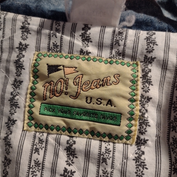 Vintage No! Jeans bomber jacket - Picture 2 of 8